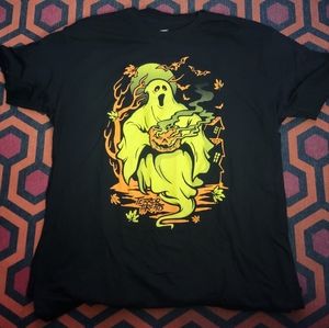 Terror Threads "Ghost + Jack-O-Lantern Halloween" shirt